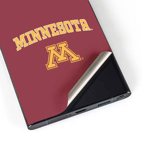 University of Minnesota Collegiate Text Galaxy S25 Ultra Skin